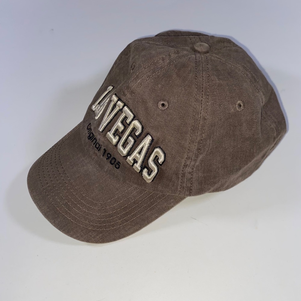 Robin Ruth Las Vegas Brown Embroidered Baseball Cap Original 1905 Adjustable Hat